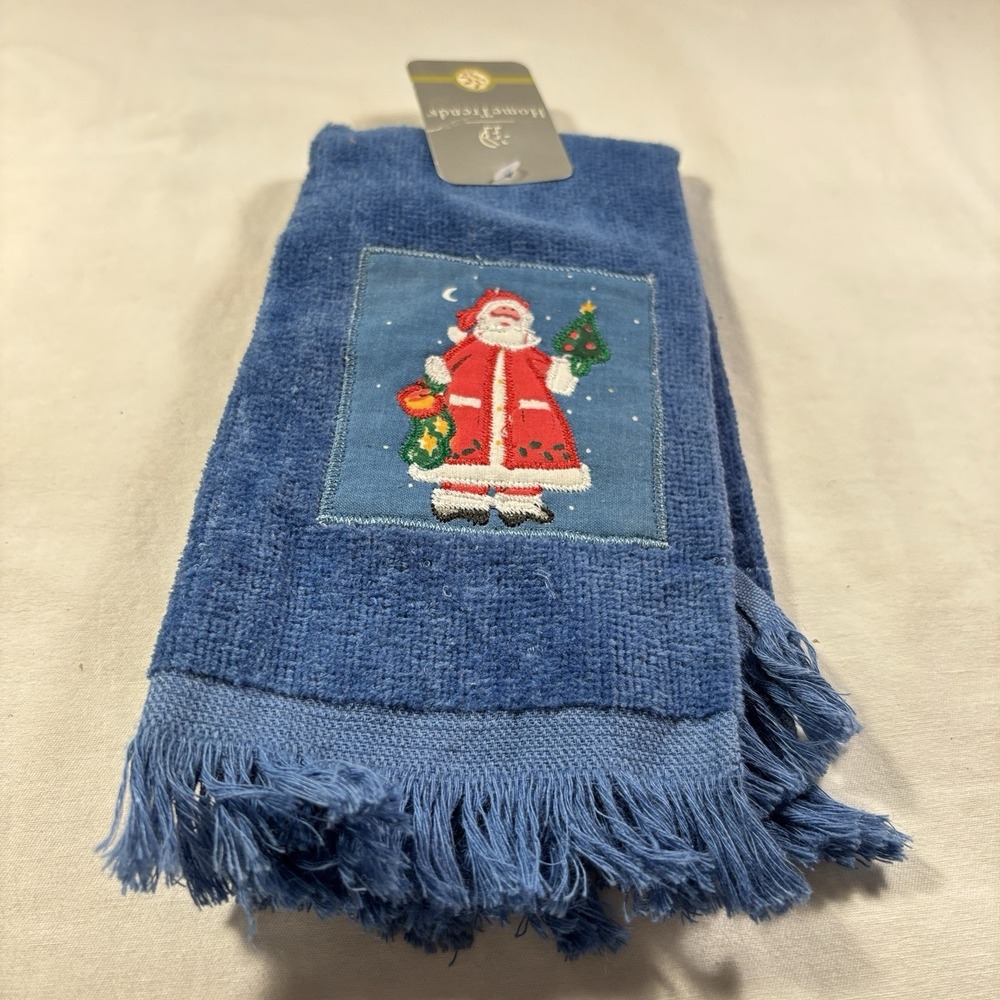 Vintage Christmas Finger Tip Towel New Home Trends